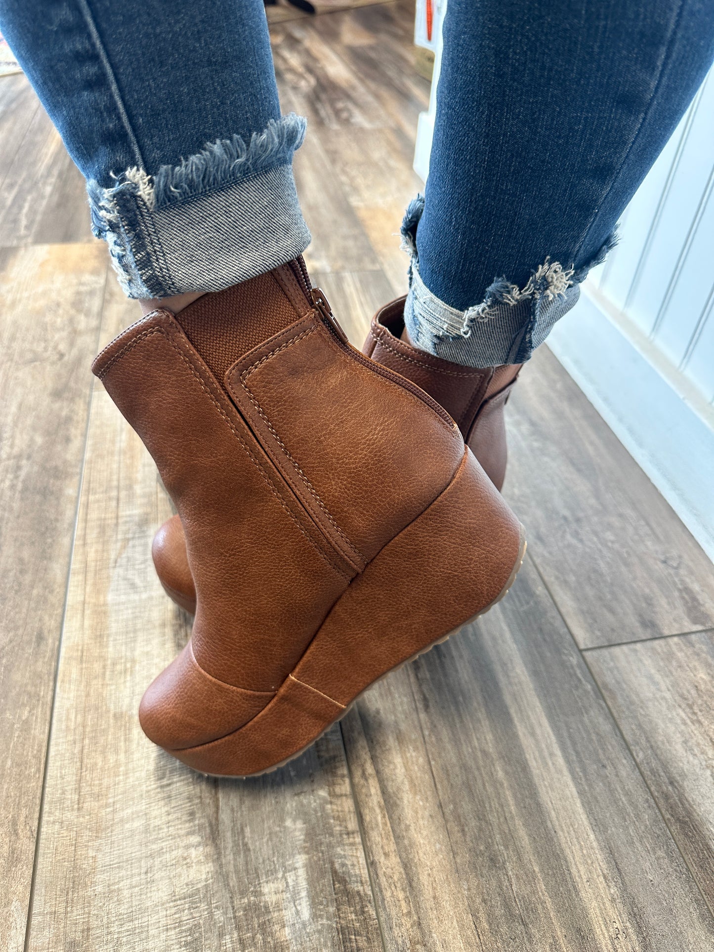 Tan Brittany Bootie