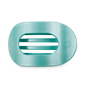 Teleties Flat Round Large Clip