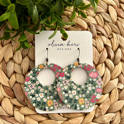 Charlotte - Green & Pink Floral