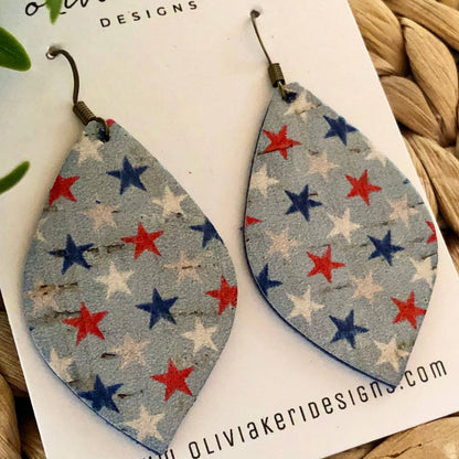 Olivia - Patriotic Blue Stars