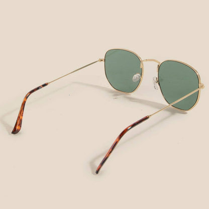 Thin Metallic Frame Fashion Sunglasses
