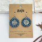 Wooden Flower Earrings