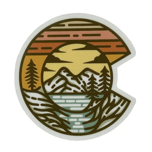 Mountain C Sticker