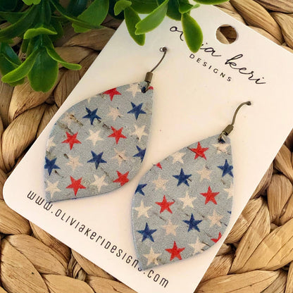Olivia - Patriotic Blue Stars