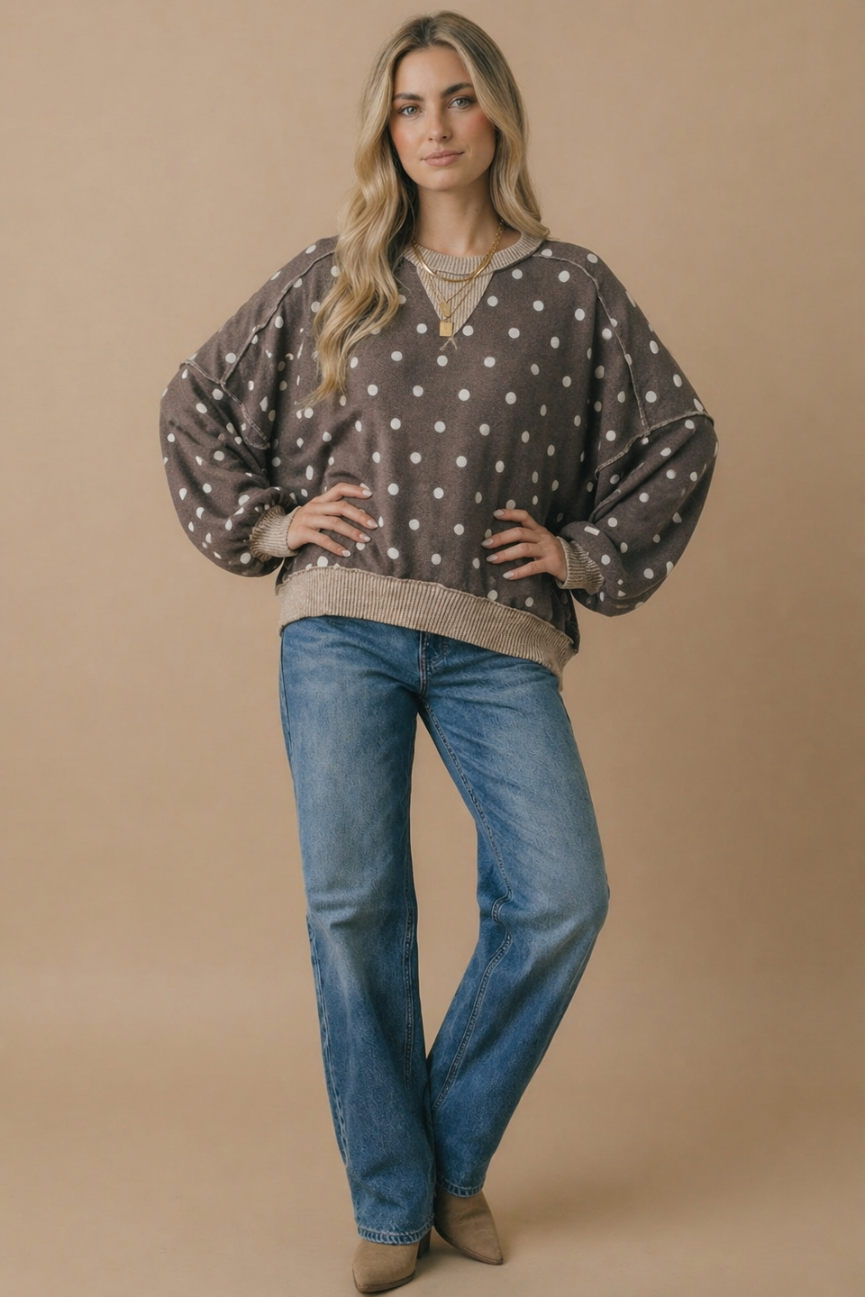 Polka Dot Sweater