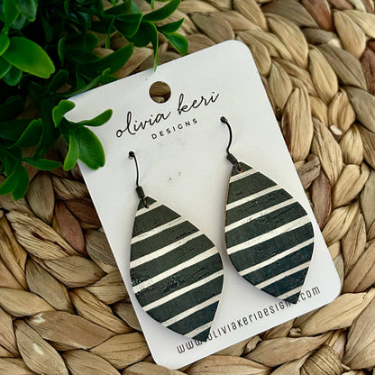 Olivia - Black Stripes
