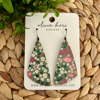 Zoe - Green & Pink Floral
