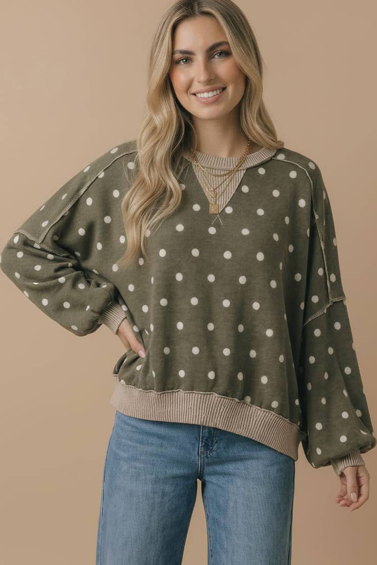 Polka Dot Sweater