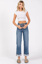Cuffed Sherry Straight Leg Jean