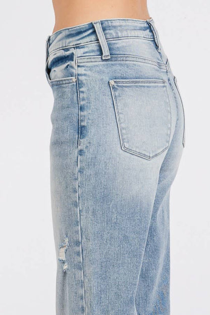 Sandy High Rise Stretch Flare Jeans