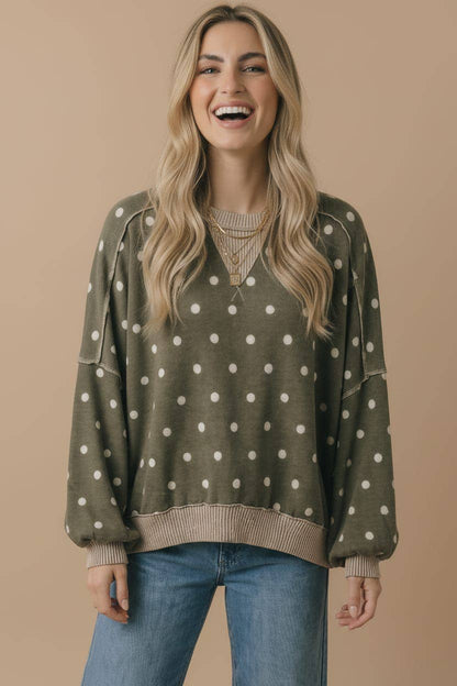 Polka Dot Sweater