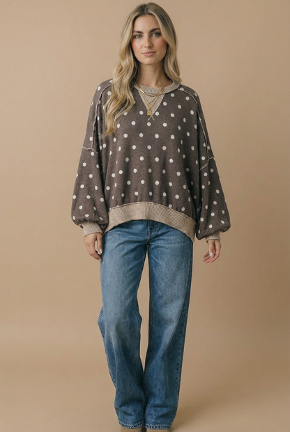 Polka Dot Sweater