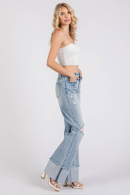Sandy High Rise Stretch Flare Jeans