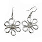 Silver Plated Flower Earrings
