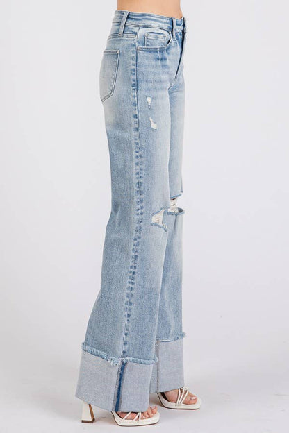 Sandy High Rise Stretch Flare Jeans