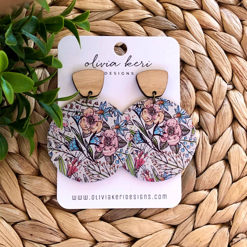 Everly Round Earrings
