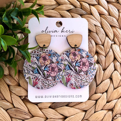 Everly Round Earrings