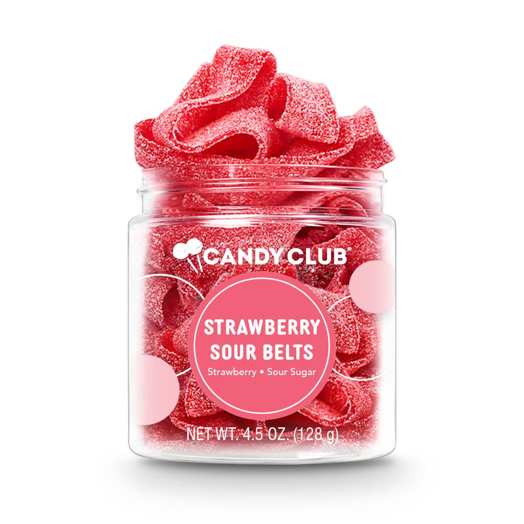 Candy Club Strawberry Sour Belts