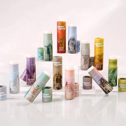 Poppy & Pout Cosmic Crystal Collection Lip Balm
