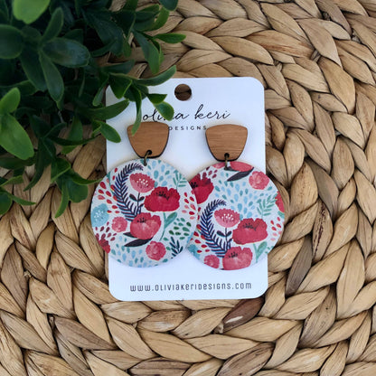 Everly Round Earrings