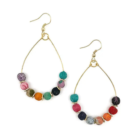 Aasha Open Teardrop Earring
