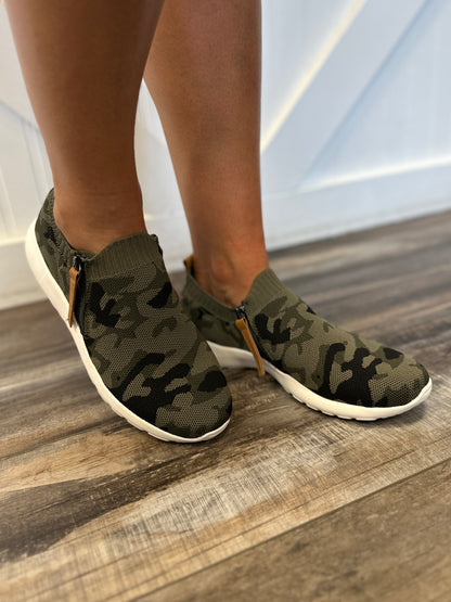 Camo Sprinter Slip On