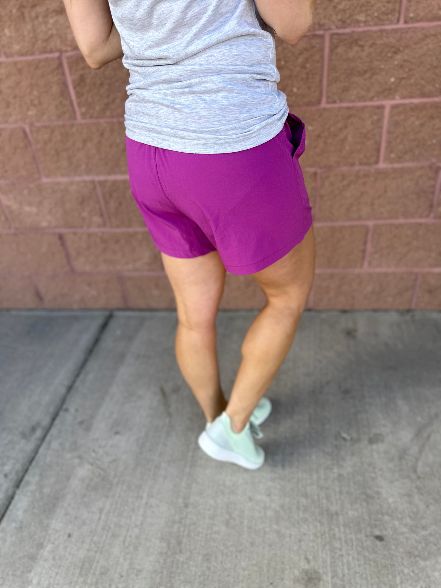 Athleisure Shorts with Drawstrings