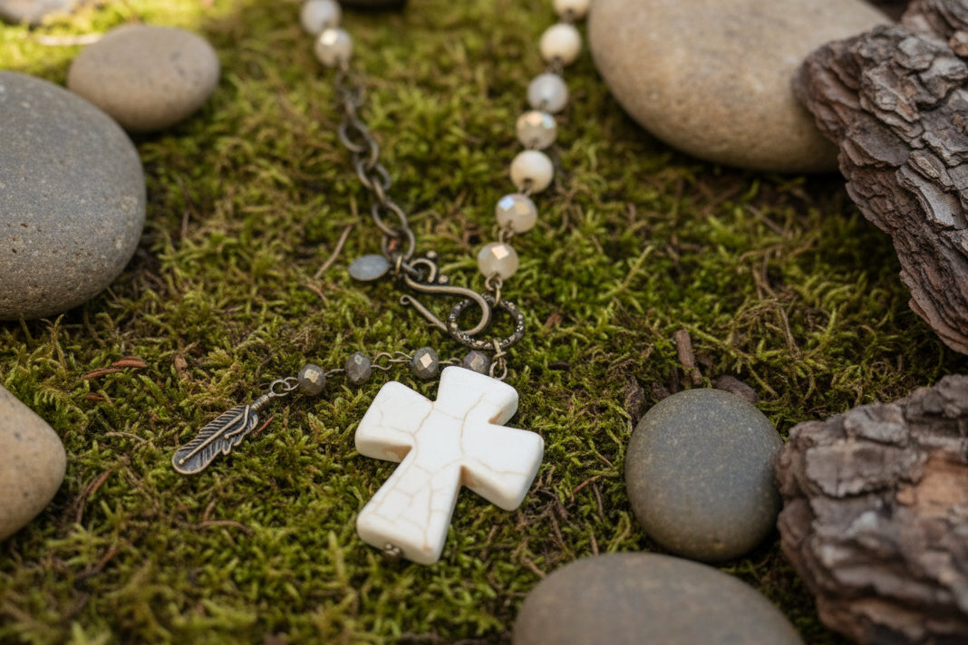 Valerie Necklace in White