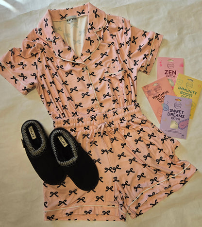 Mini Coquette Bows Pajama Set