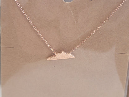Hammered Mountain Necklace