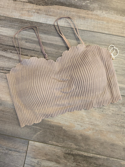 Laser Cut Mesh Bralette