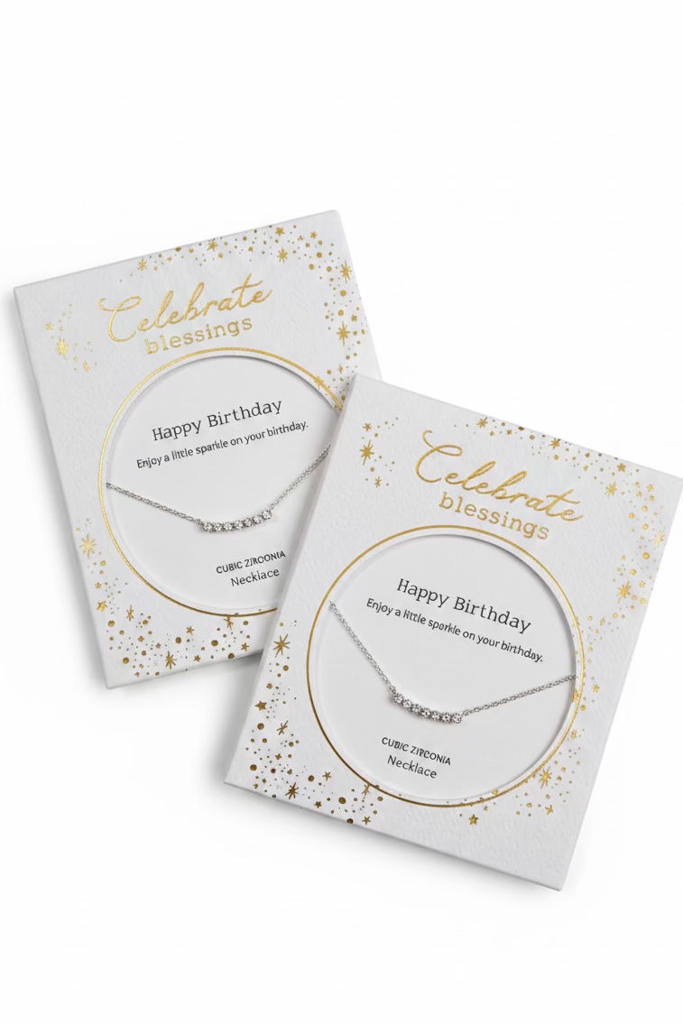 Happy Birthday Necklace