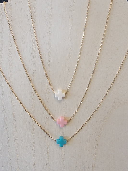 Gold Necklace With Cross