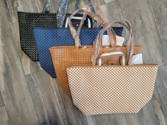 Woven Tiffany Organizer Tote