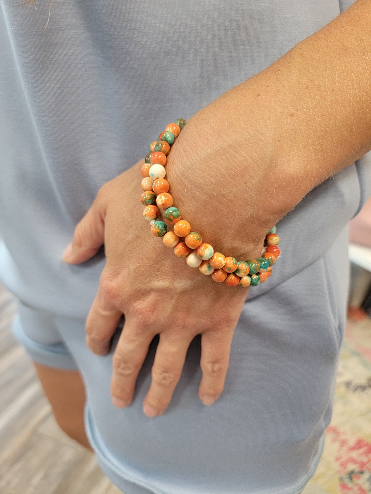 Multi-Colored Turquoise Bracelet