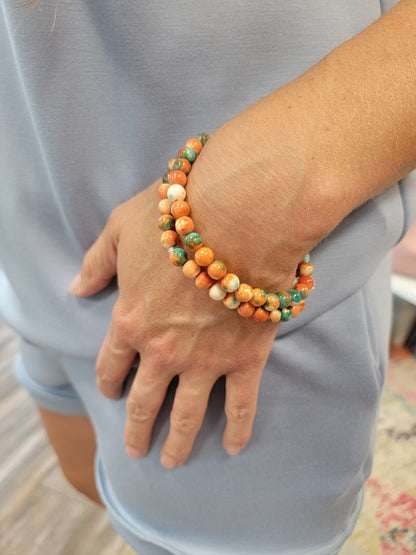 Multi-Colored Turquoise Bracelet