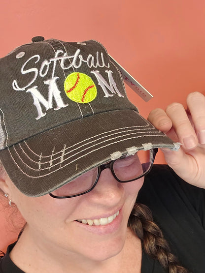 Sports Mom Ball Cap