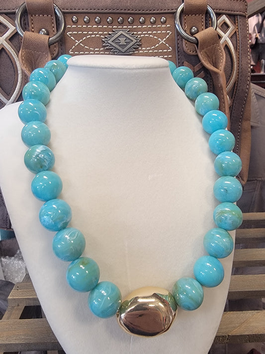 Chunky Beaded Necklace