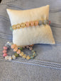 Natural Stone Beaded Stretch Bracelet