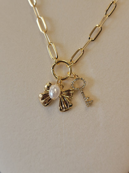 Gold Charm Necklace