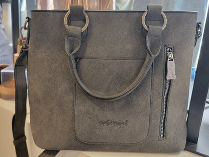 Black Western Tooled Purse