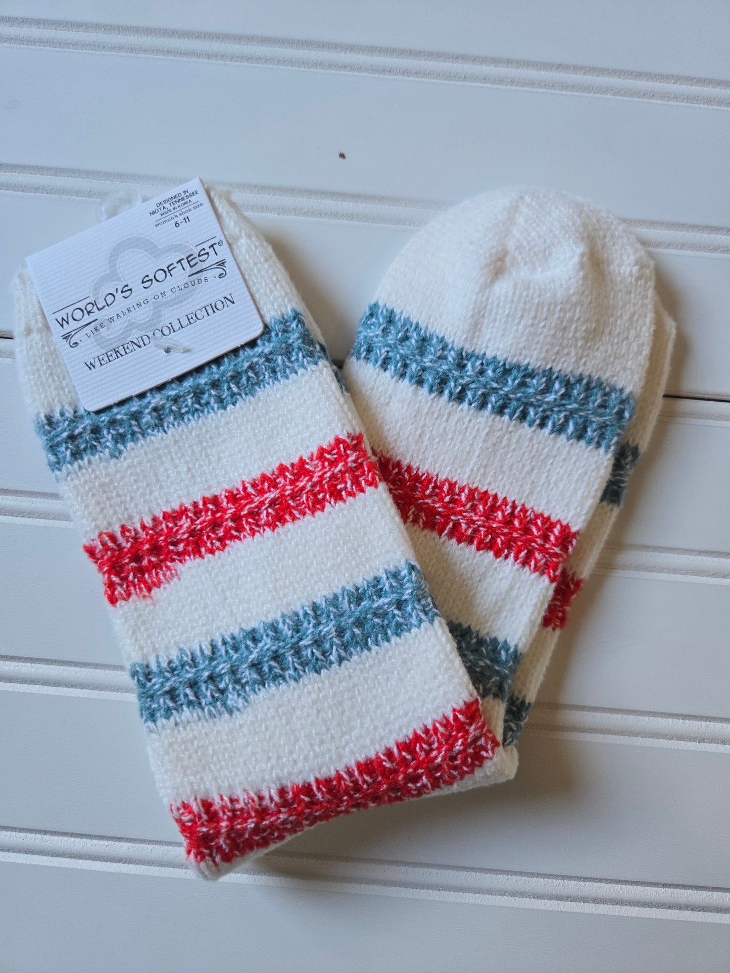 Striped Weekend Collection Socks