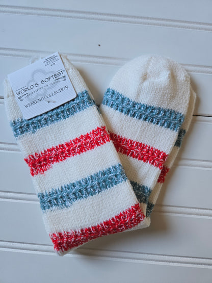 Striped Weekend Collection Socks