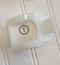 Teleties Flat Square Small Clip