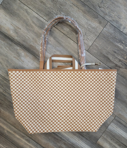 Woven Tiffany Organizer Tote