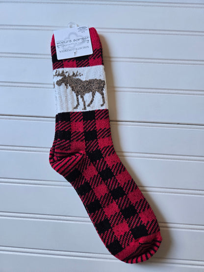Plaid Moose Weekend Collection Socks