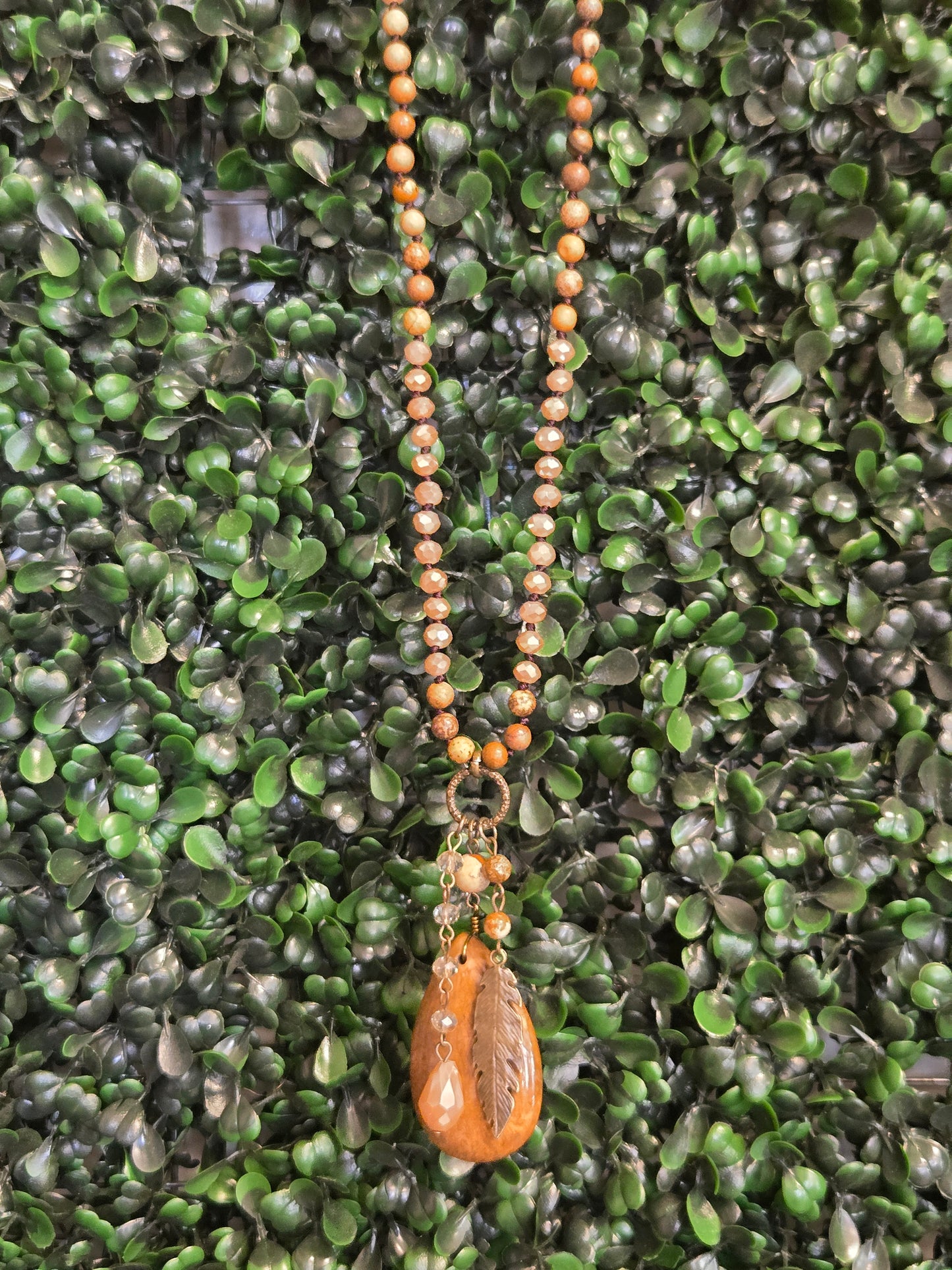 Taupe Mix Meadow Necklace