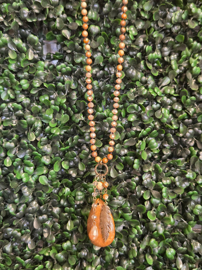 Taupe Mix Meadow Necklace