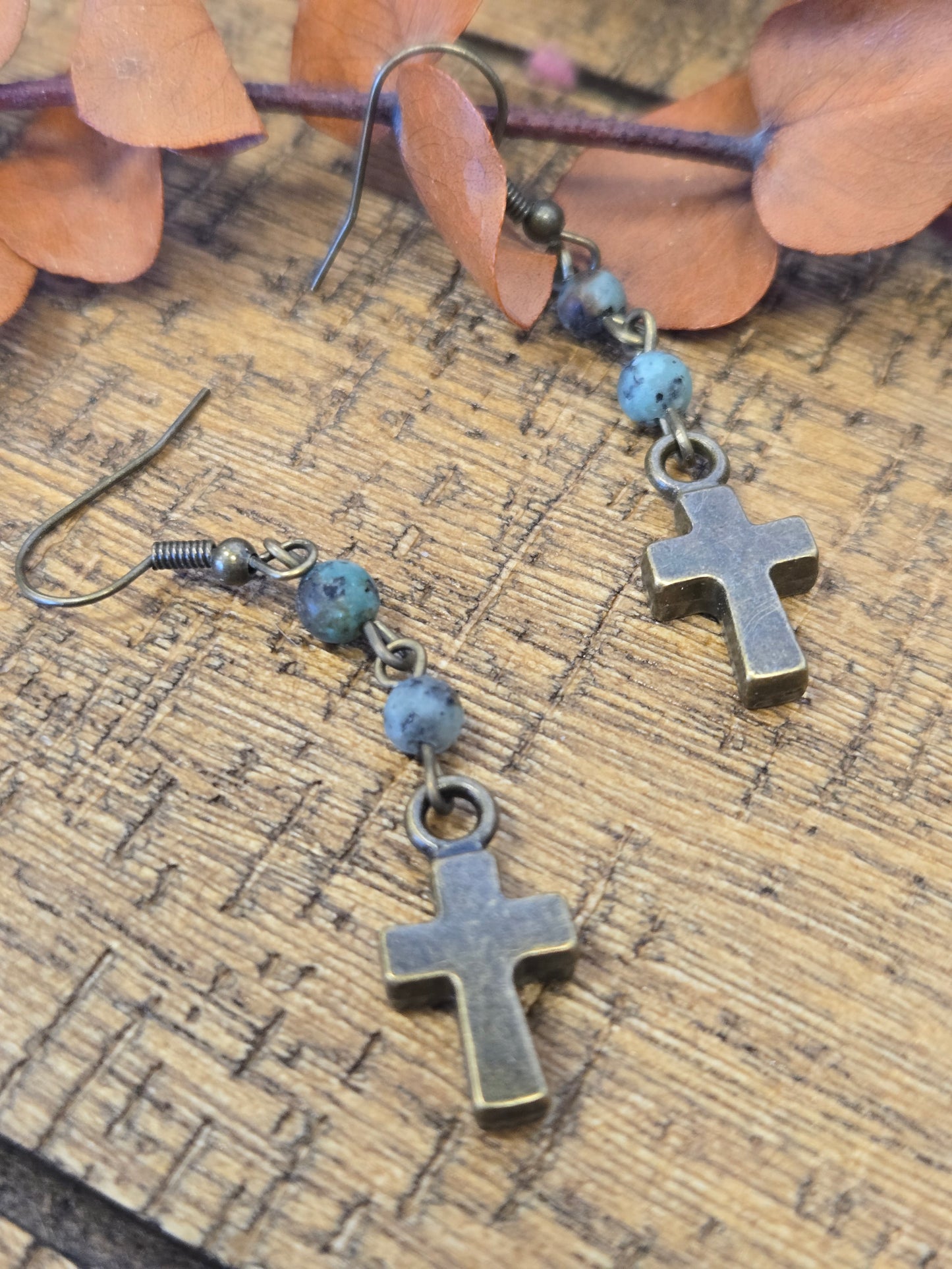 African Turquoise Phoebe Earrings