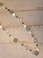 Grey and Silver Square Necklace